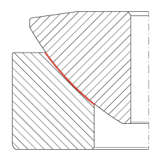 推力关节轴承 GE15-AW, 根据 DIN ISO 12 240-3 标准，免维护