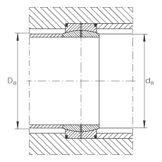 关节轴承 GE630-DO, 根据 DIN ISO 12 240-1 标准，需维护